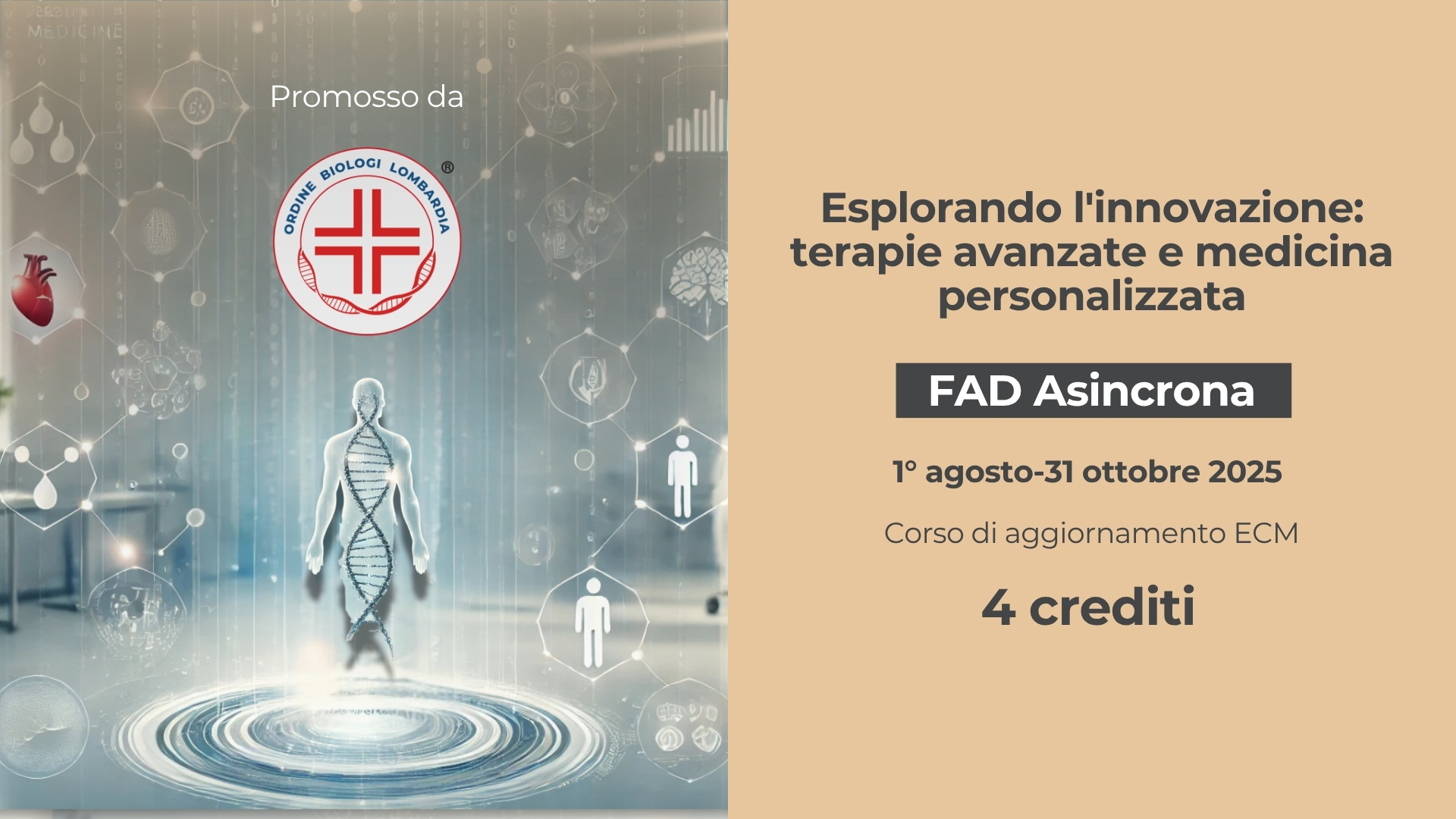 ESPLORANDO L'INNOVAZIONE :TERAPIE AVANZATE E MEDICINA PERSONALIZZATA