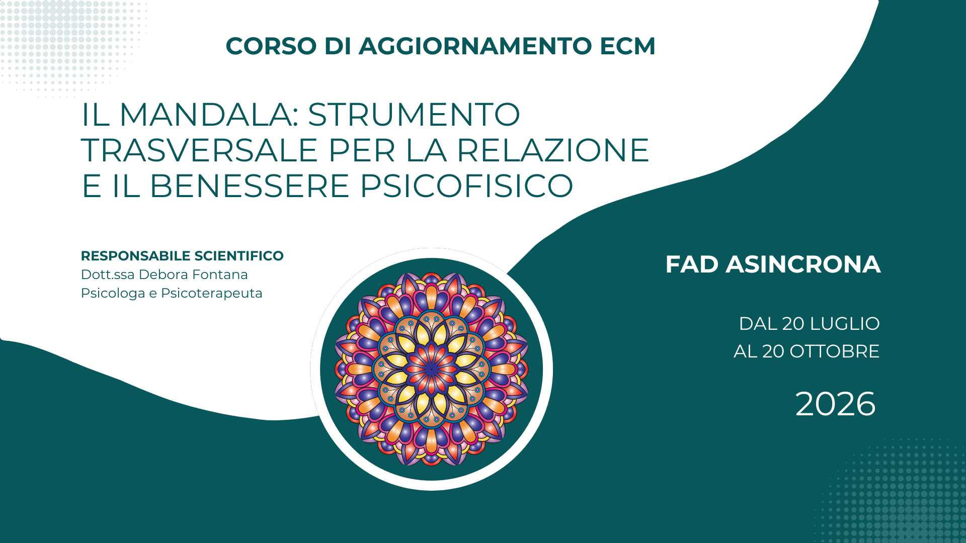 IL MANDALA: STRUMENTO TRASVERSALE PER LA RELAZIONE E IL BENESSERE PSICOFISICO